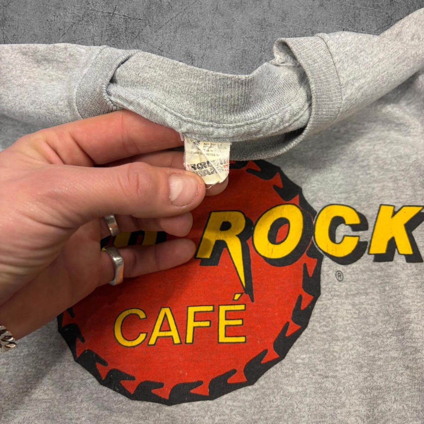 80s Hard Rock Cafe Amsterdam Tee - M