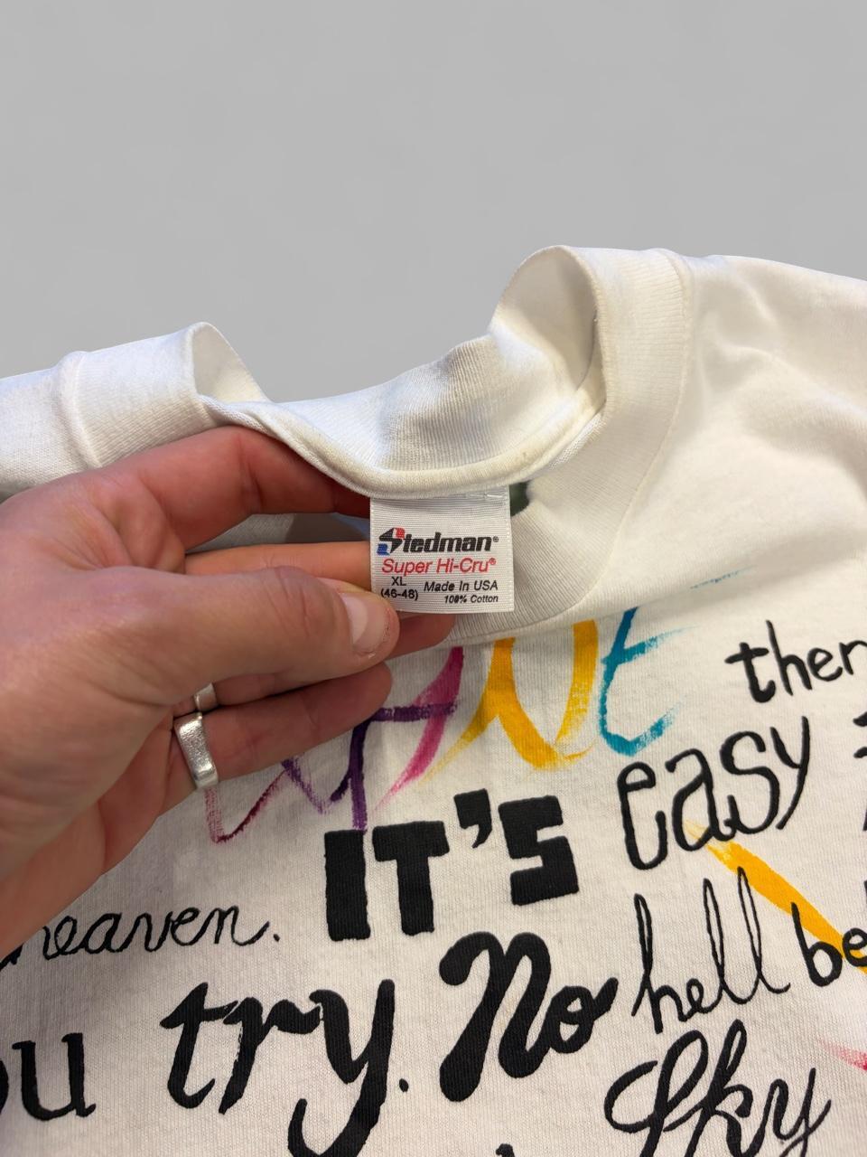 90s John Lennon Art Tee - XL
