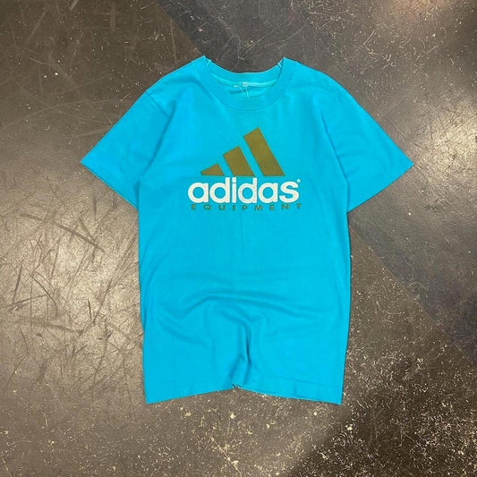 Vintage 90s Blue Adidas Tee - M