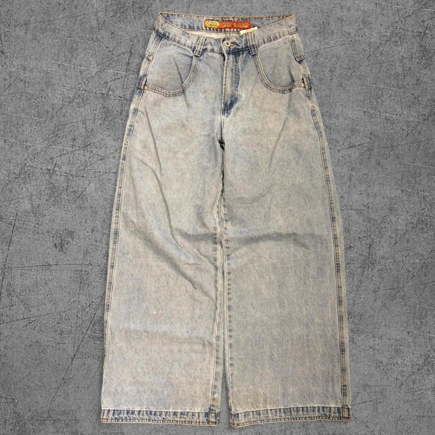 JNCO Lucky Buddha 28” Wide Leg Jeans - 30