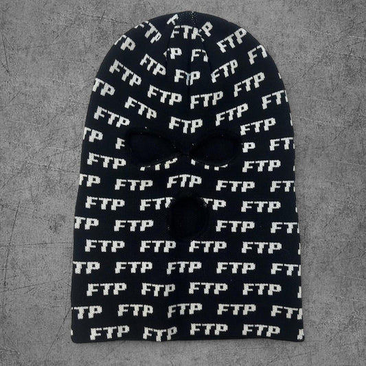 FTP All over Print Black Ski Mask
