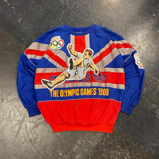 Vintage 80s Adidas Olympic Games Crewneck - XL