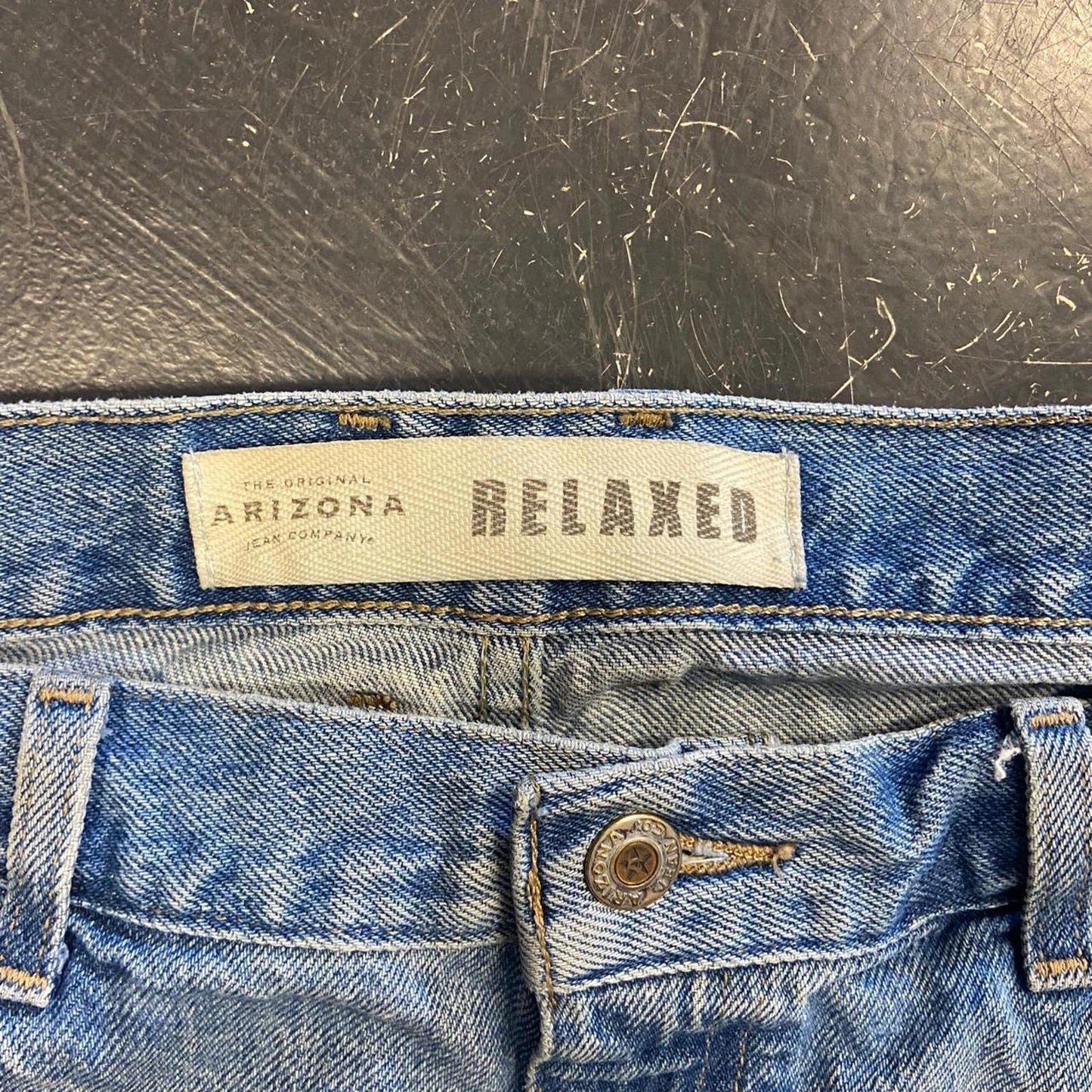 Vintage 90s Arizona Light Wash Jorts - 36