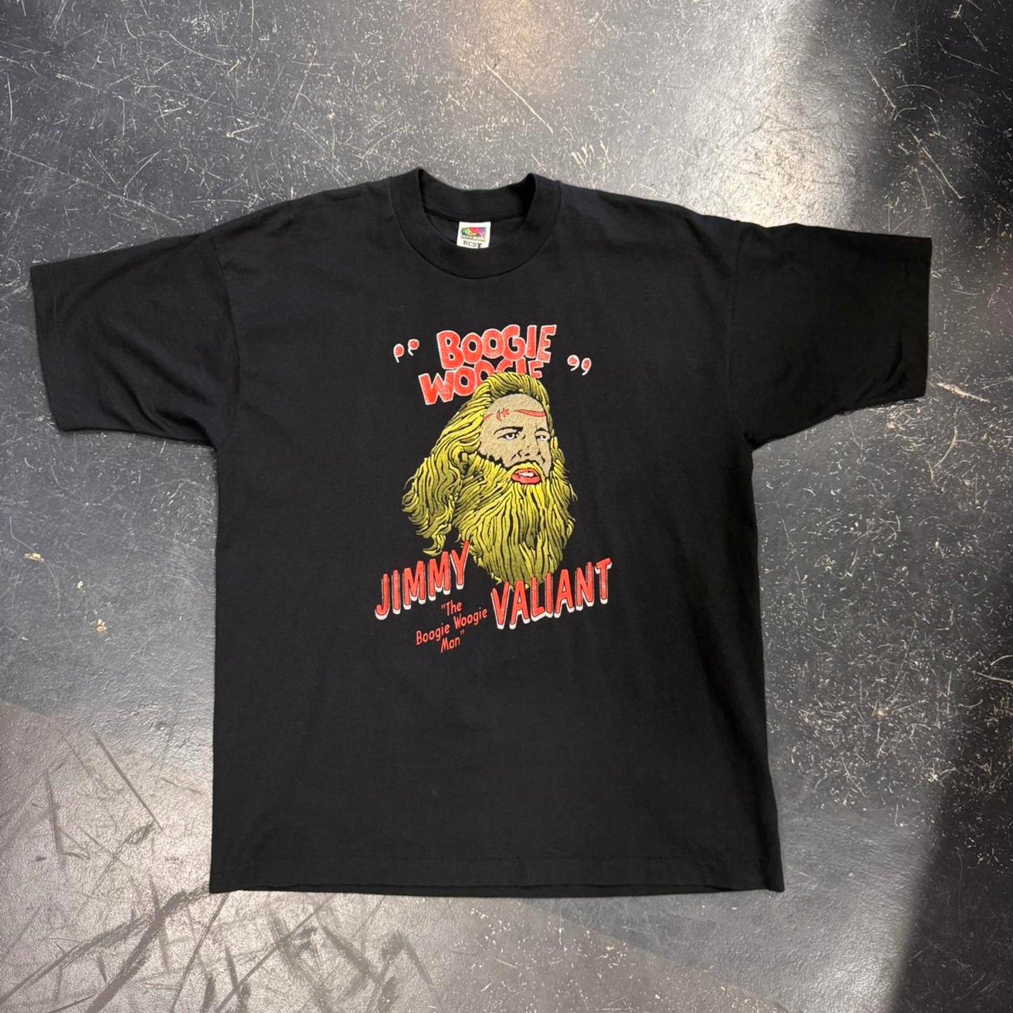 Vintage Rare 90s Jimmy Valiant WWE Wrestling Camp Tee - XL