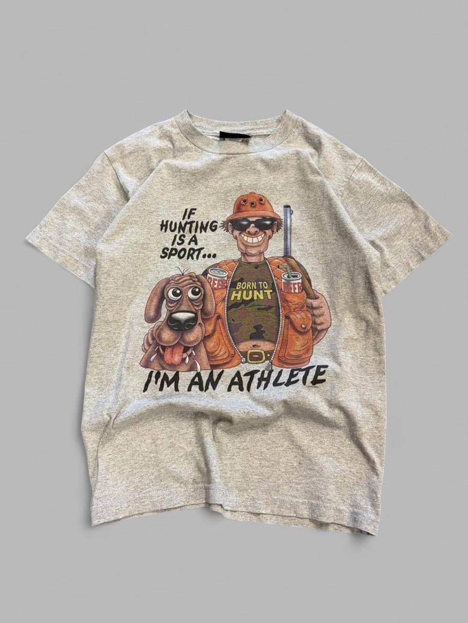 Vintage Hunting Humour Tee - S