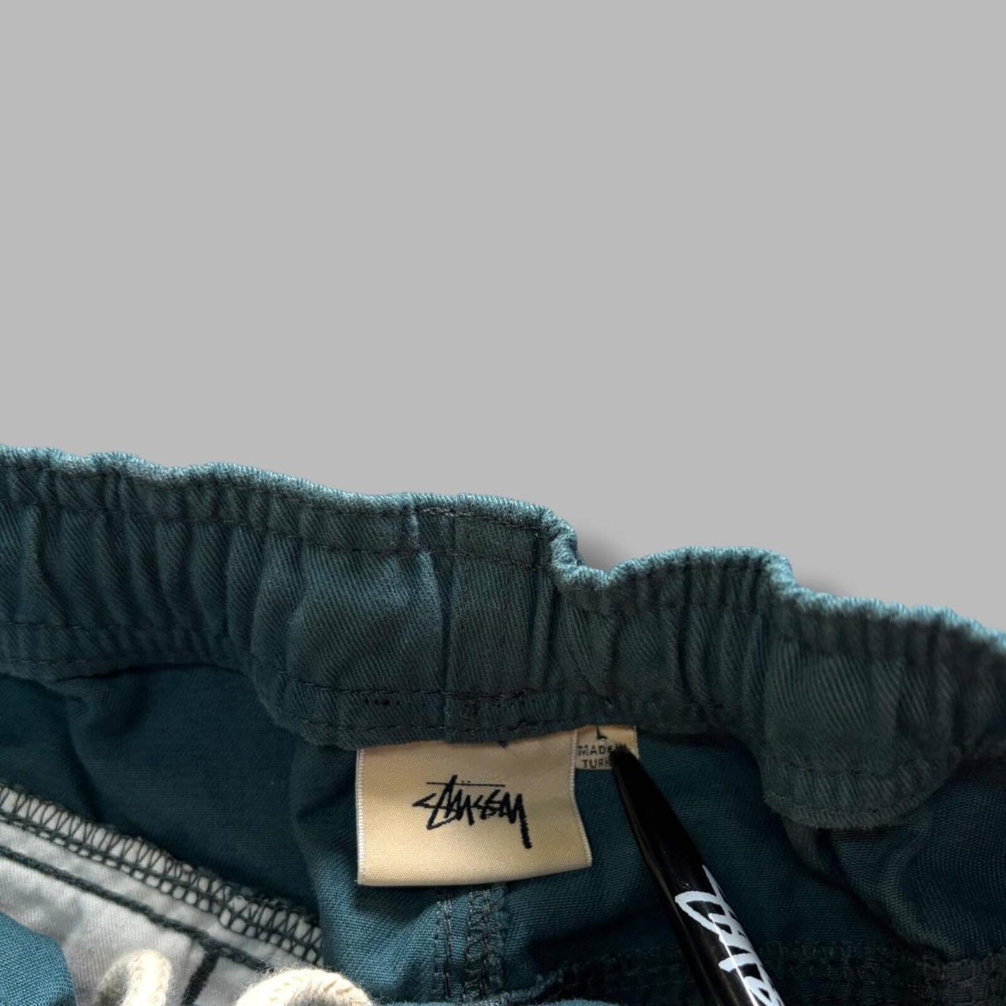 Stüssy Green/Turquoise Baggy Pants - L