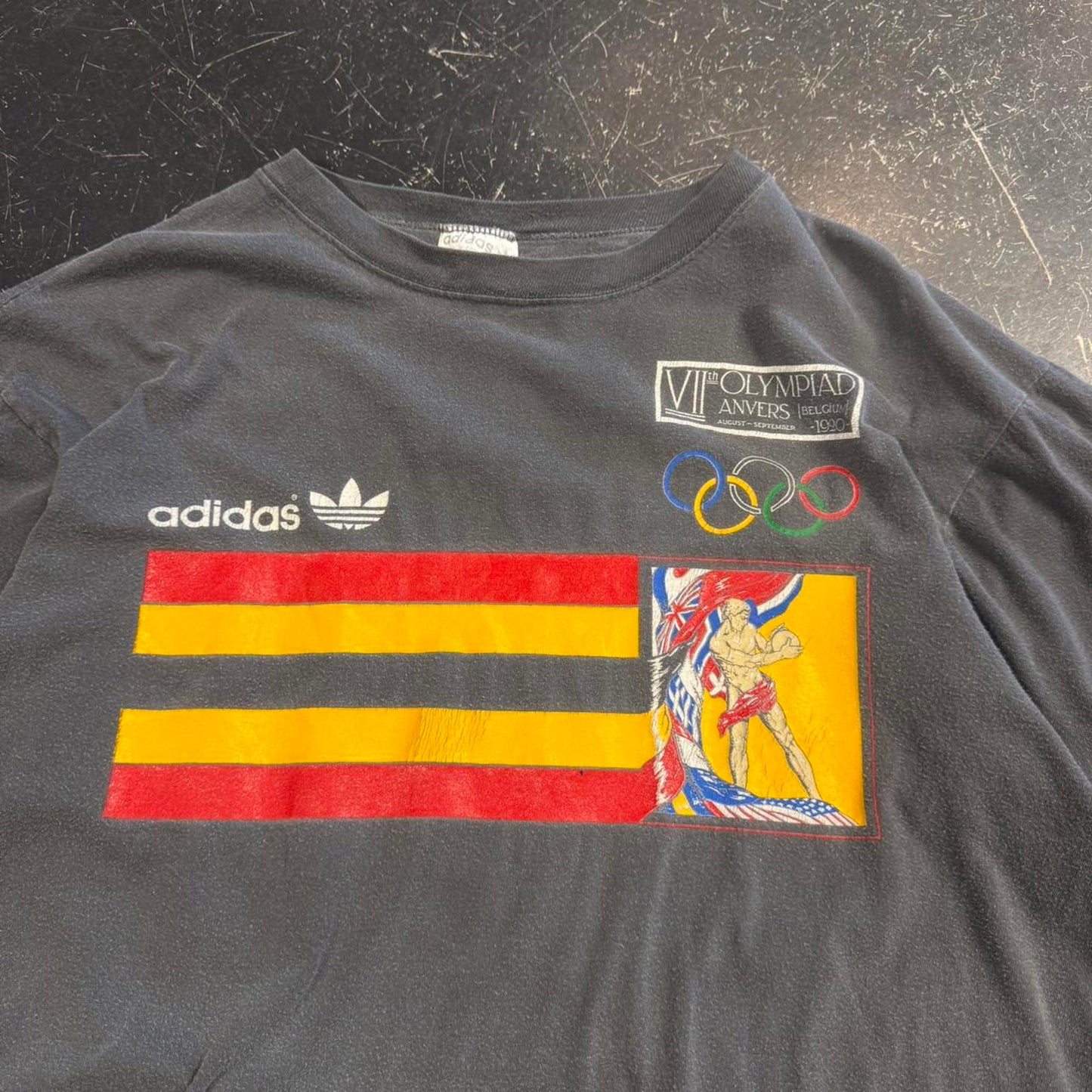 Vintage 1976 True Vintage Montreal Olympics Adidas Tee - XL