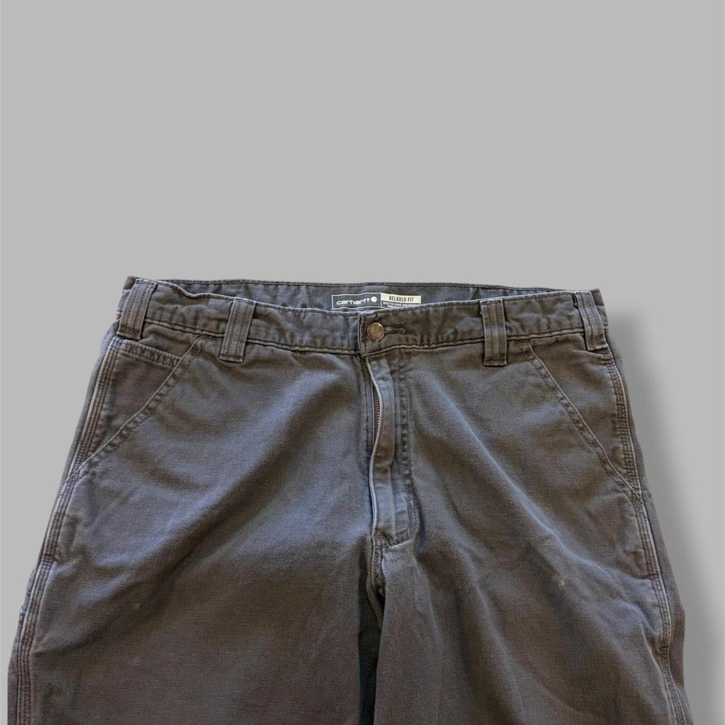 Grey Carhartt Carpenter Pants - 36