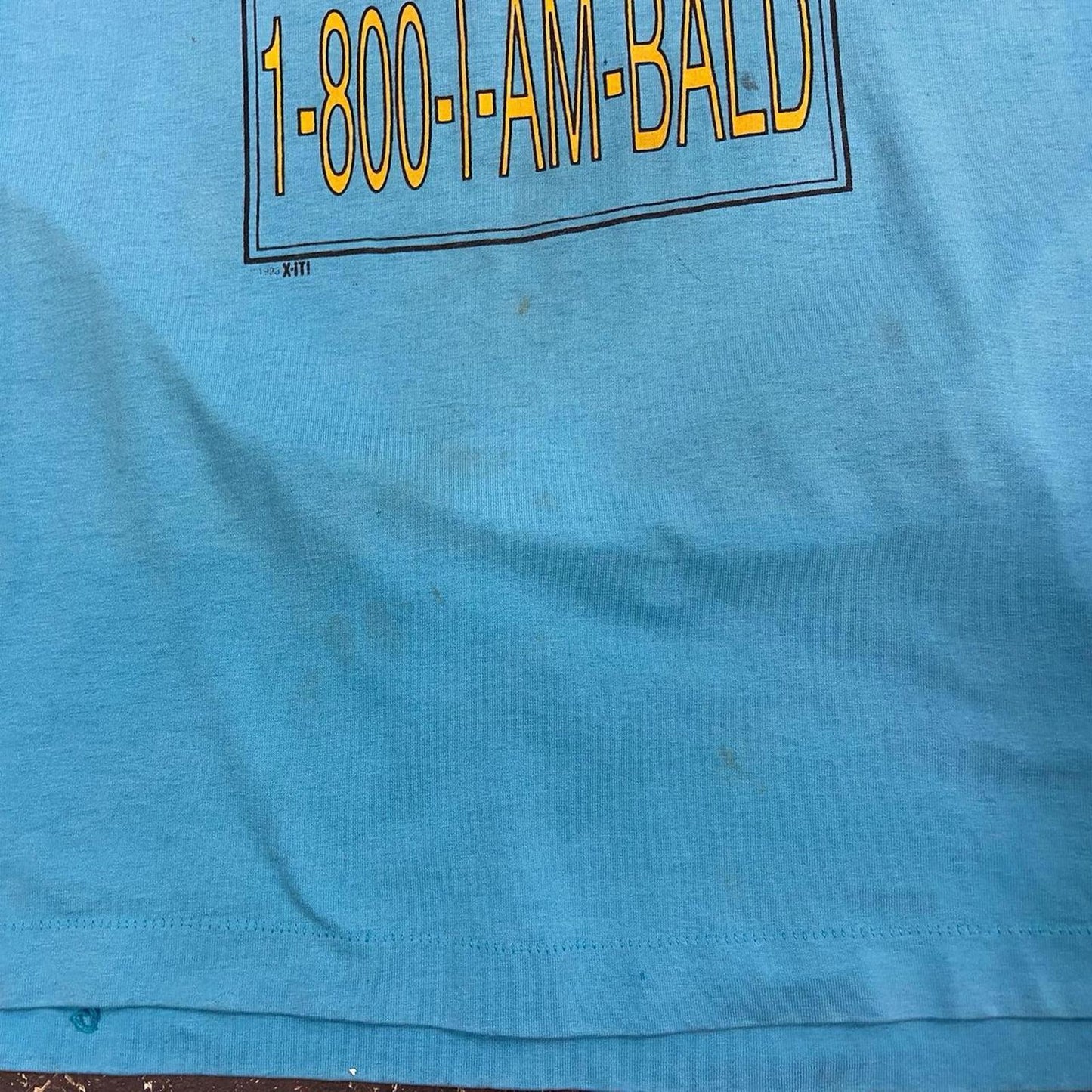 1993 “I am bald” Humour Tee - XXL
