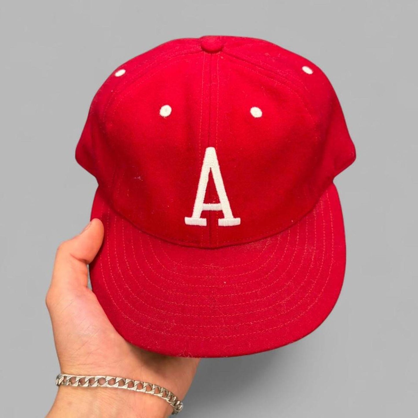 Ebbets Field Flannel U of Arkansas Wool Cap - 7.5