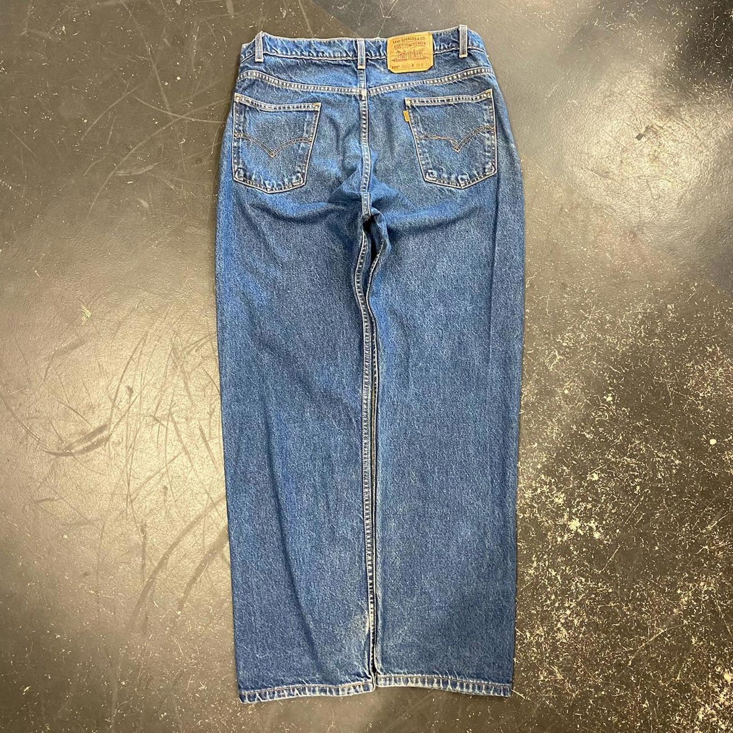 Vintage Blue Orange Tab 505 Levi Jeans - 38