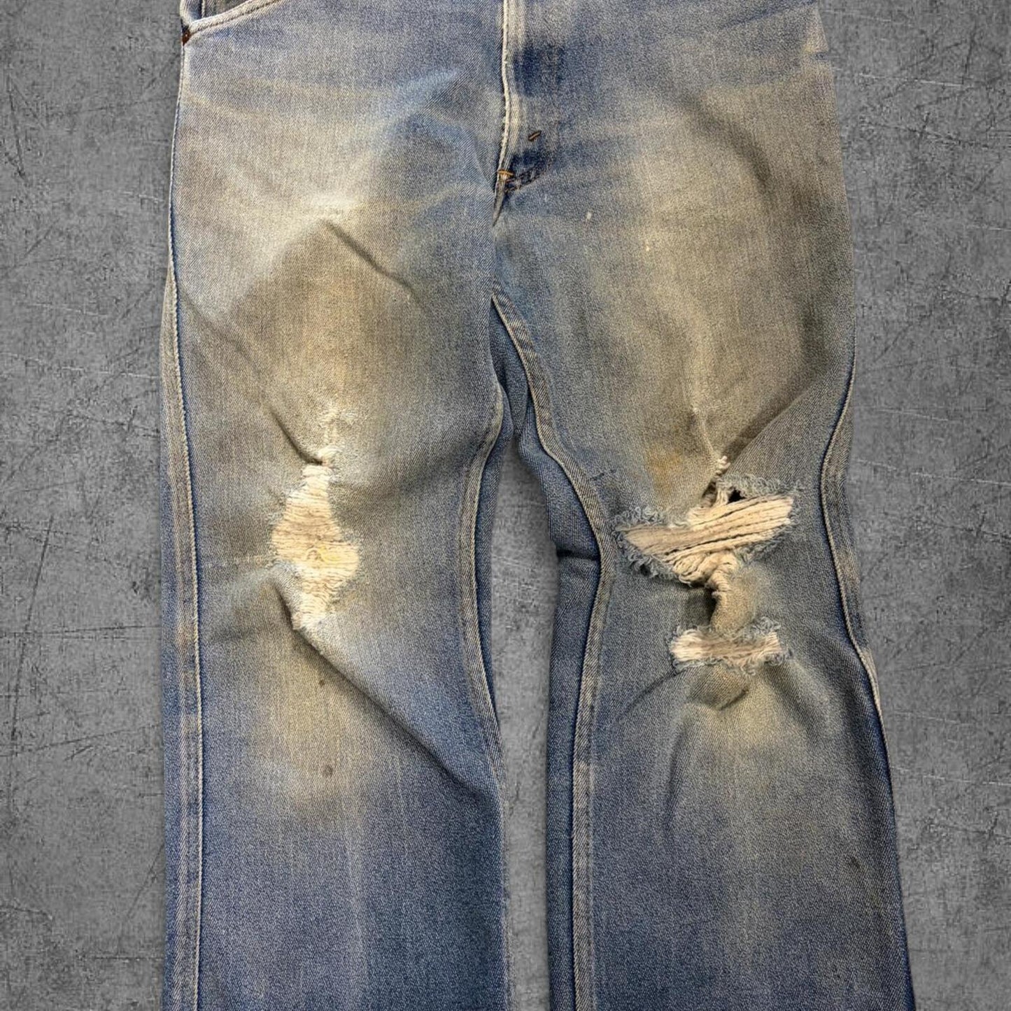 Vintage 1979 Levi 207 Orange Tab Bootcut Jeans - 33