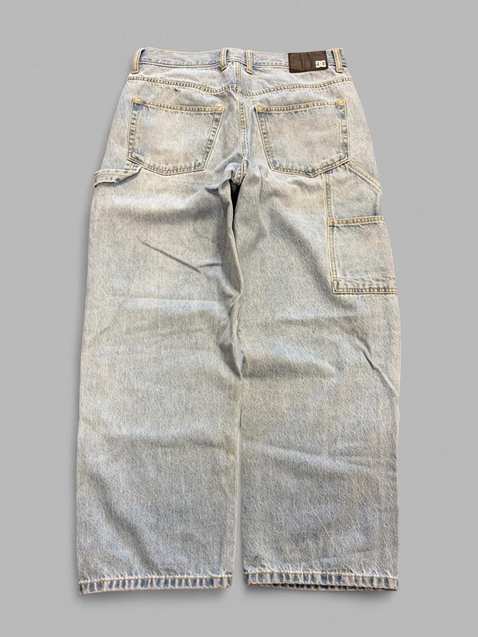 DC Light Wash Baggy Carpenter Jeans - 32