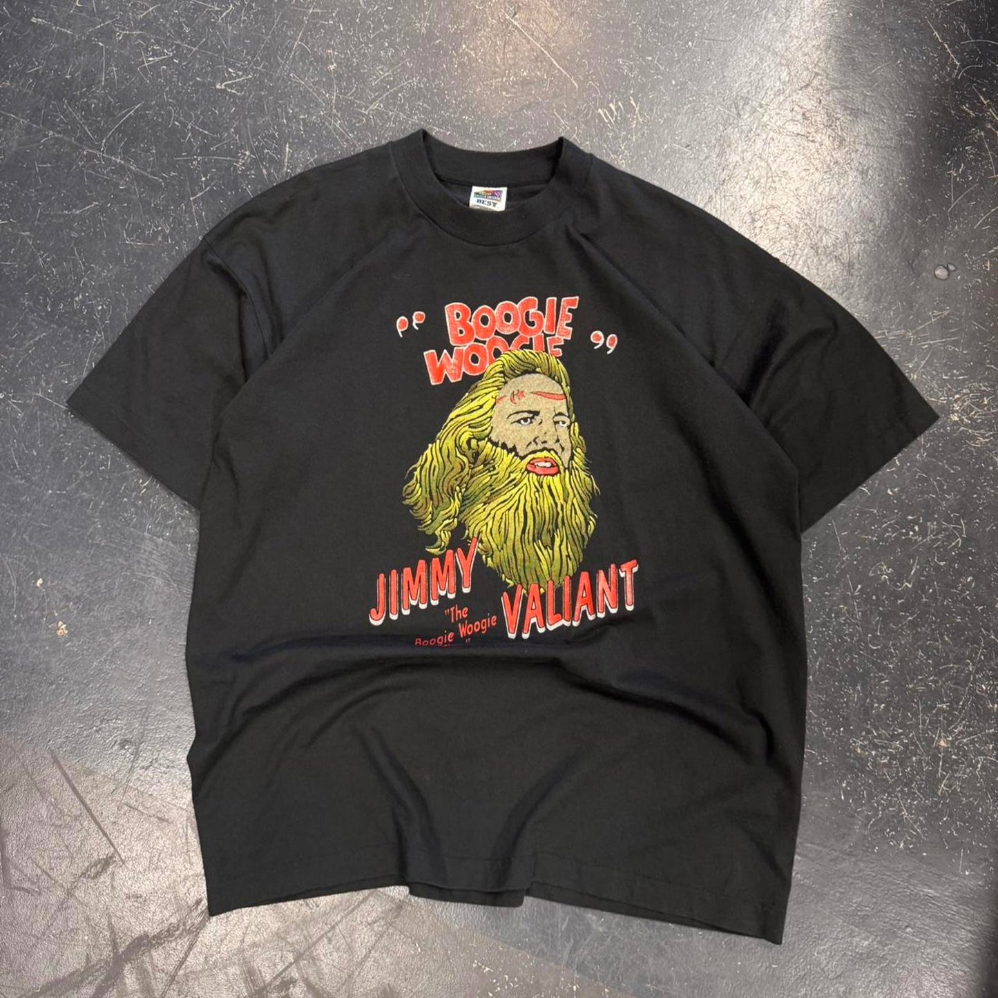 Vintage Rare 90s Jimmy Valiant WWE Wrestling Camp Tee - XL
