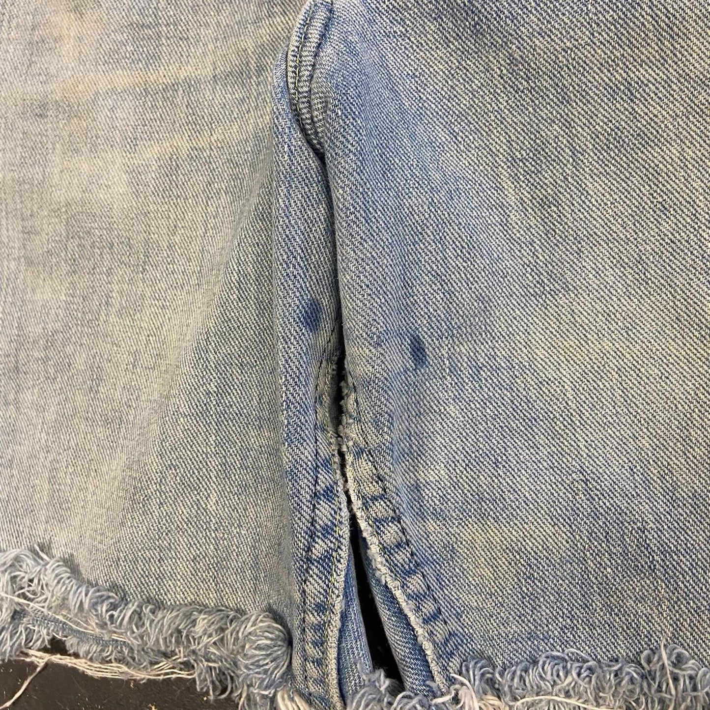 Vintage Distressed Lee Cuttoff Jorts - 34