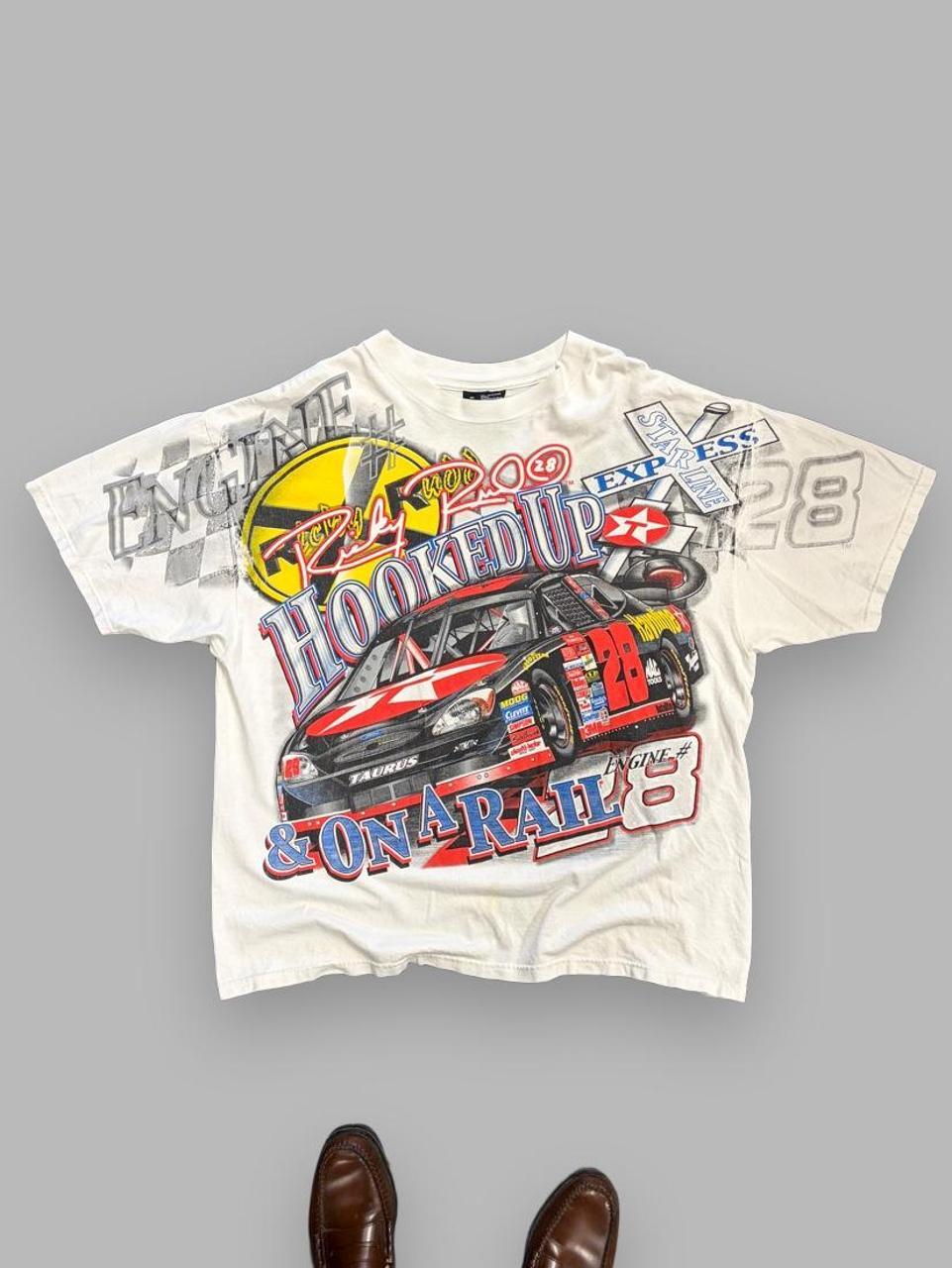 Vintage Ricky Mud NASCAR AOP Tee - XL