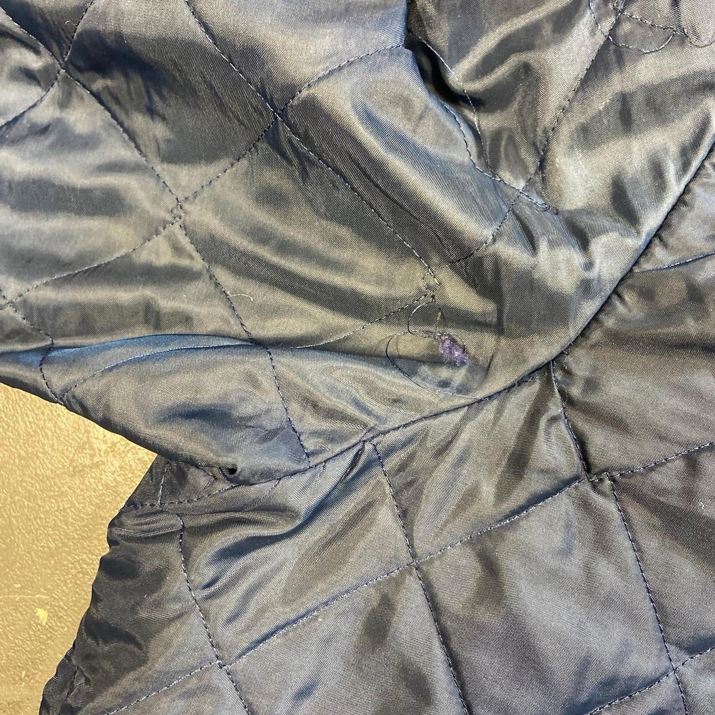 Vintage Navy Blue Military Flight Jacket - L