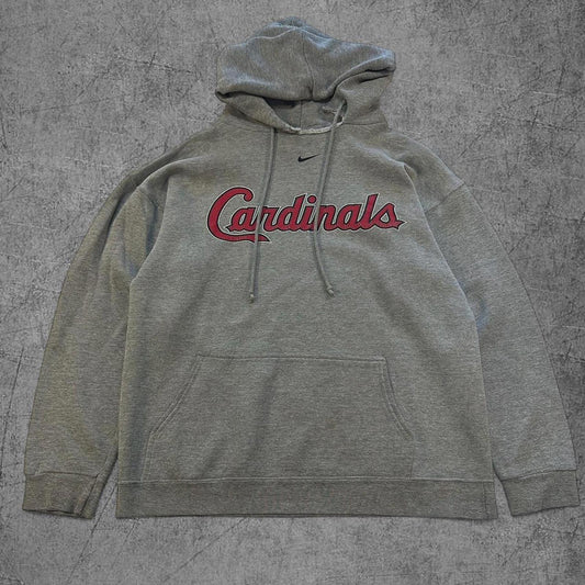 Vintage Nike Centre Swoosh Cardinals Hoodie - M