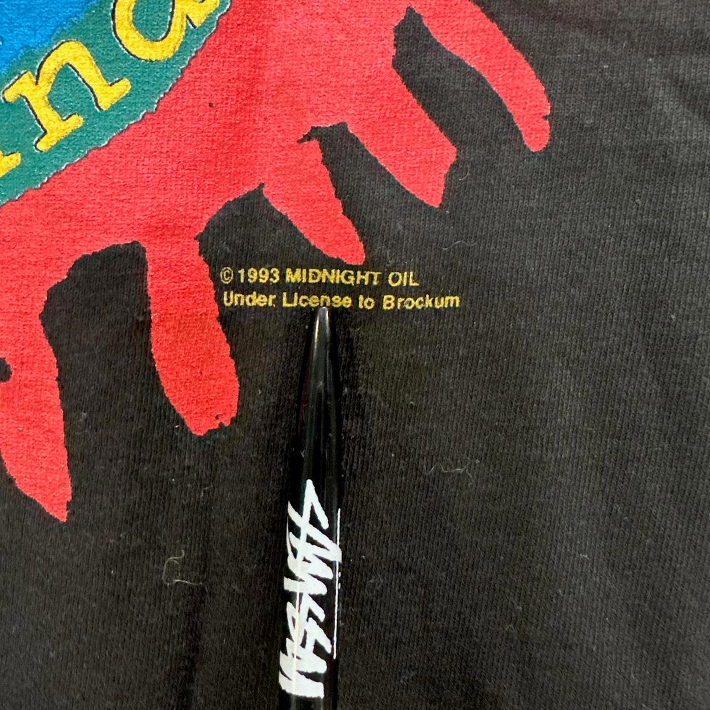 1993 Midnight Oil Tour Tee - L