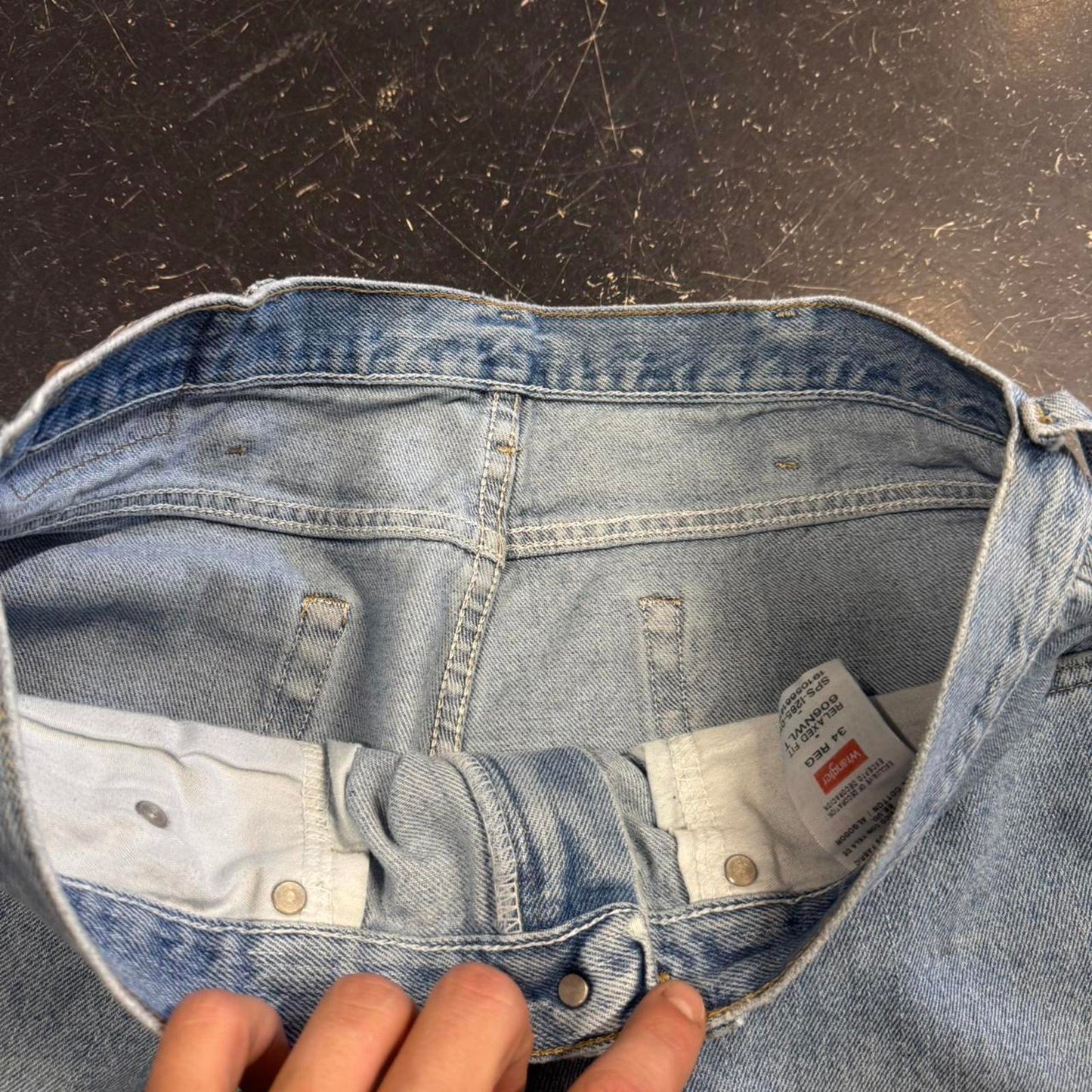 Vintage Wrangler Light Wash Jorts - 32