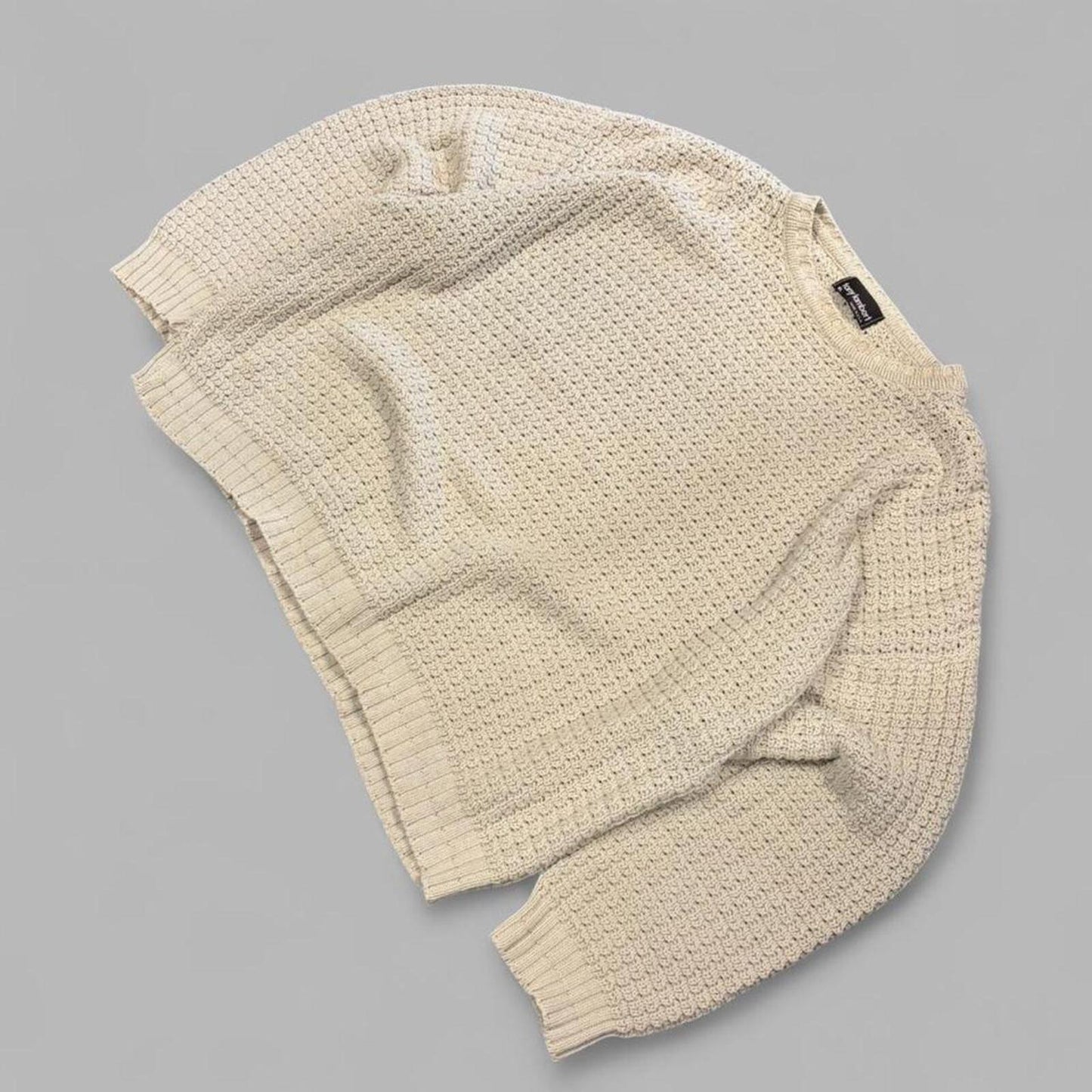 Vintage 90s Tony Lambert Waffle Knit - XL