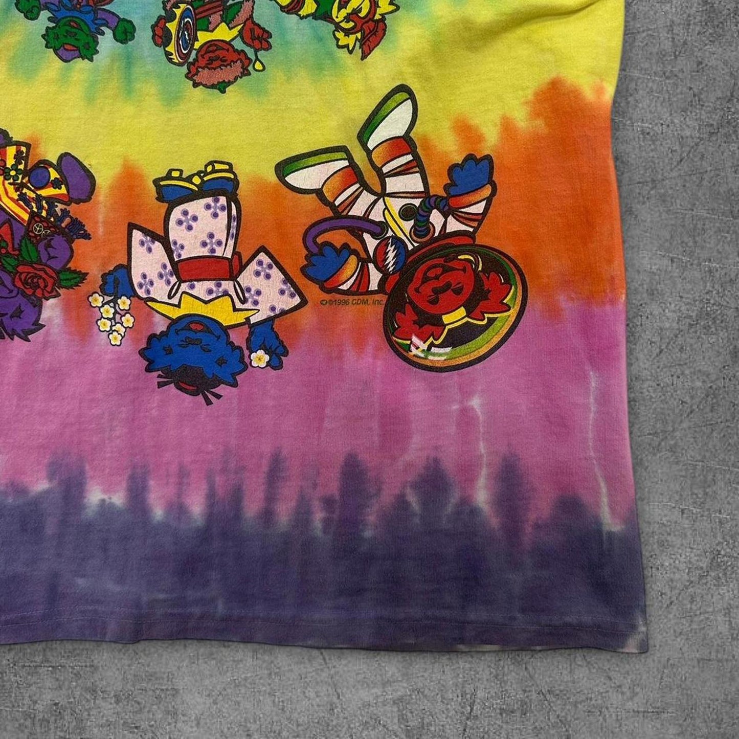 Vintage 1996 Grateful Dead Liquid Blue Tee - L