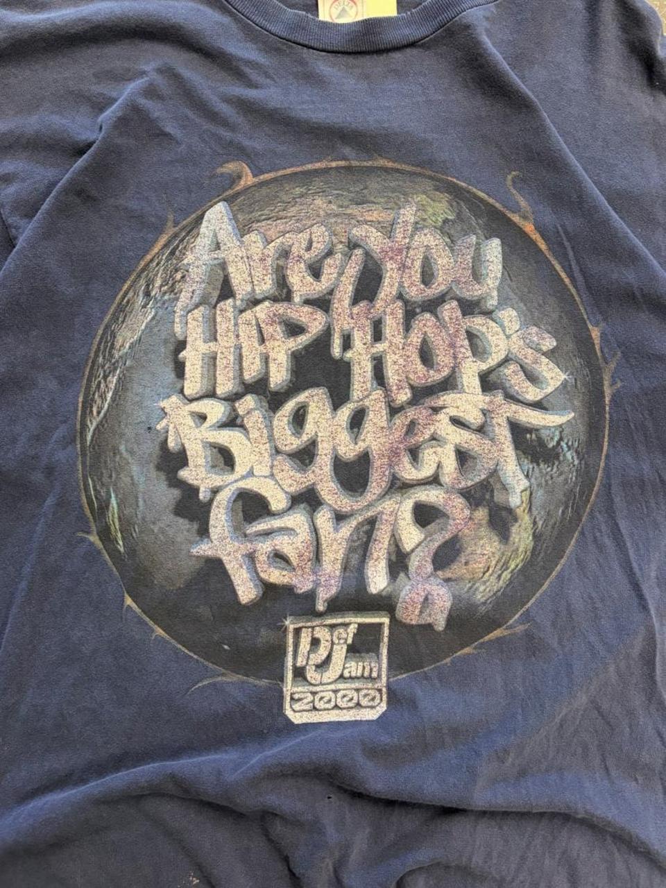 Vintage 2000 Def Jam Hip-Hop Biggest Fan Rap Tee - XL