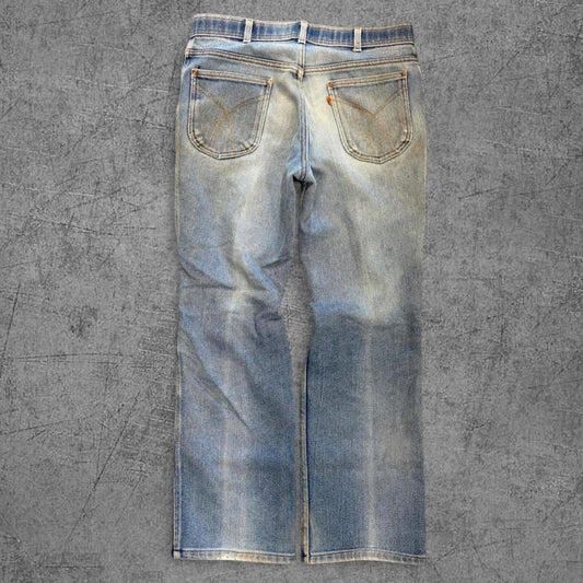 Vintage 1979 Levi 207 Orange Tab Bootcut Jeans - 33