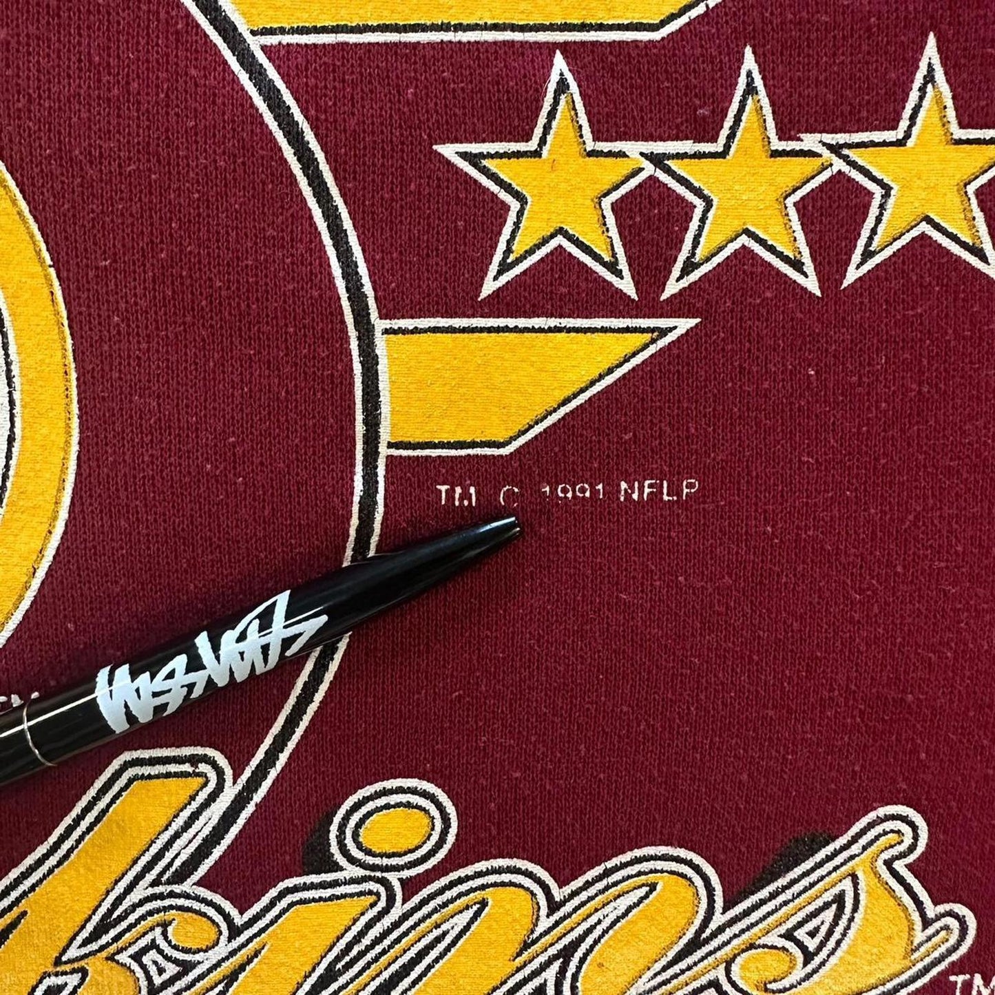 Vintage 1991 Washington Redskins Super Bowl Crewneck - L