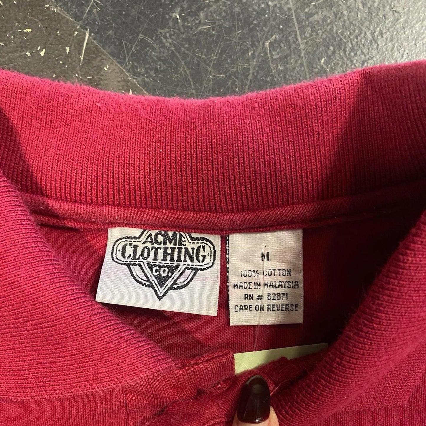 1994 Tasmanian Devil Looney Tunes Golf Polo - M