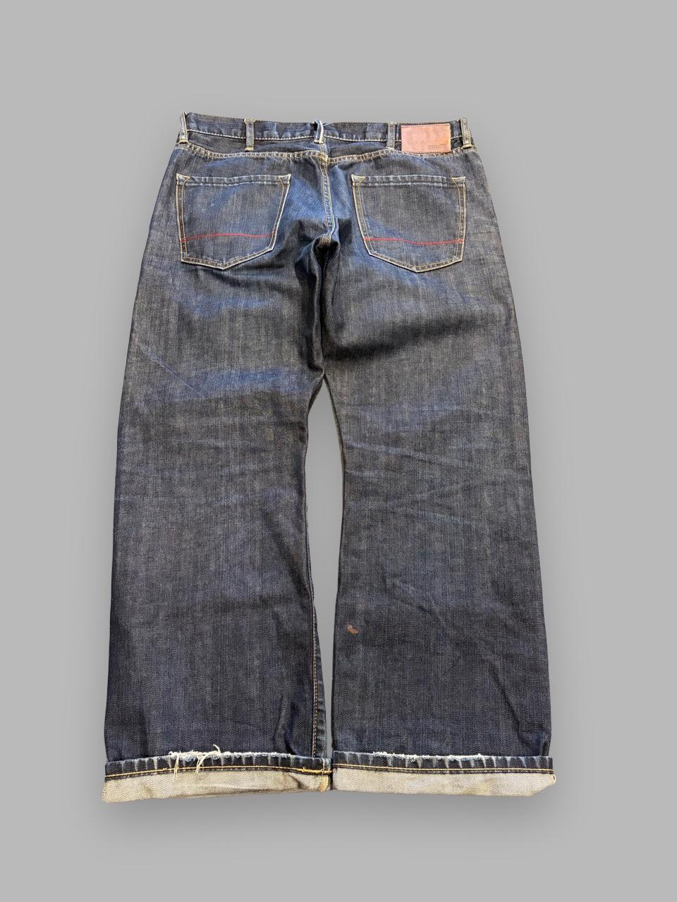 Y2K DH3 Loose Fit Raw Selvedge Denim - 36
