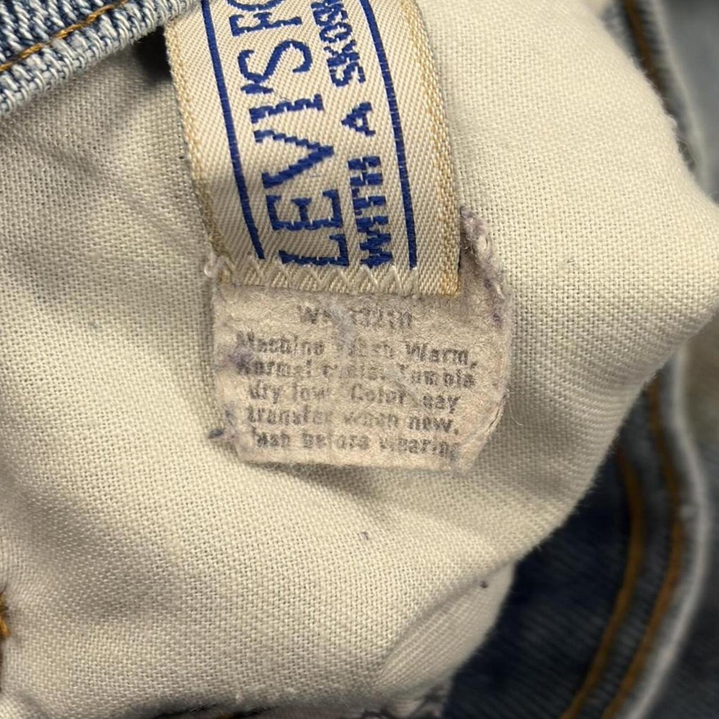 Vintage 1979 Levi 207 Orange Tab Bootcut Jeans - 33