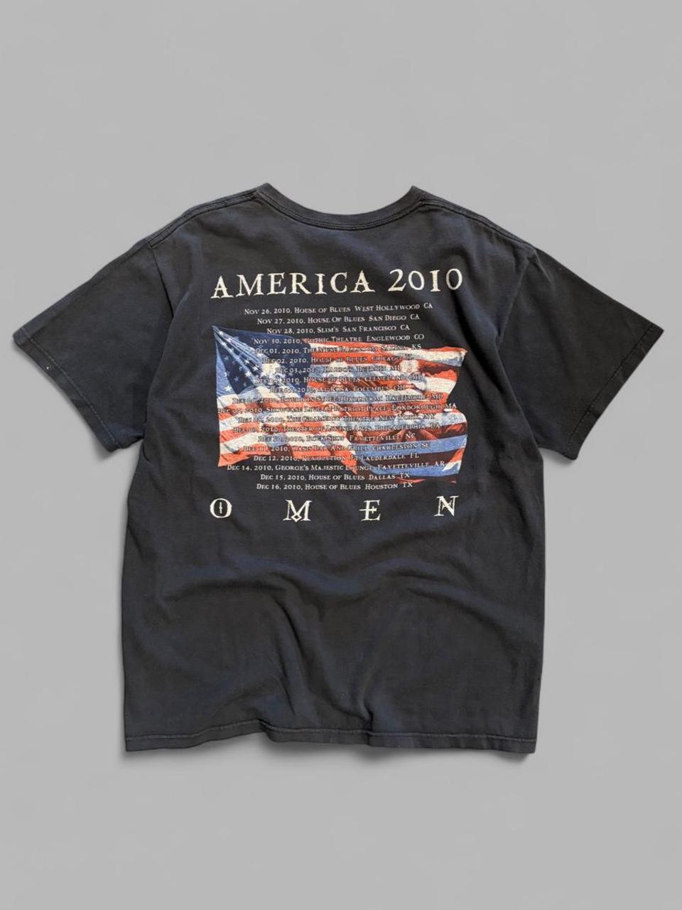 2010 Soulfly Omen Metal Tour Tee - L