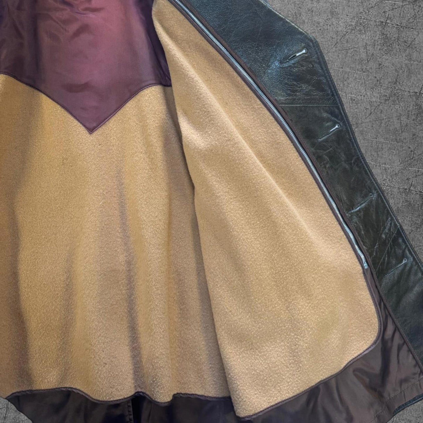 1970s Mr & Mrs Leather Brown Western Leather Jacket - L