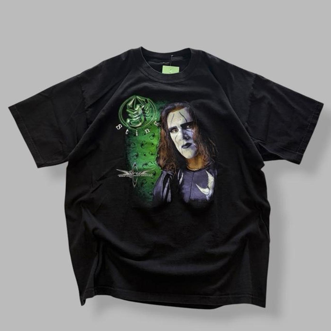 Vintage WCW Sting Back In Black Tee - XL