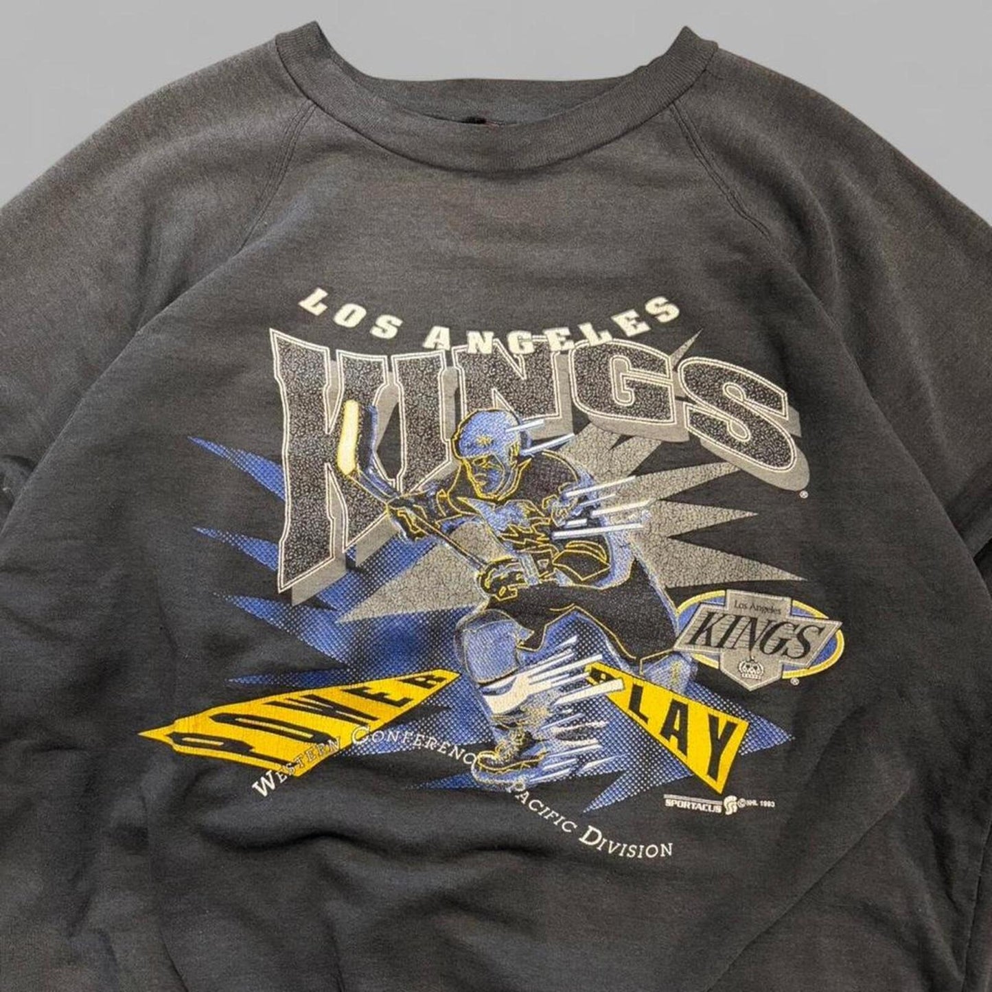 Vintage 1993 Los Angeles King NHL Crewneck - L