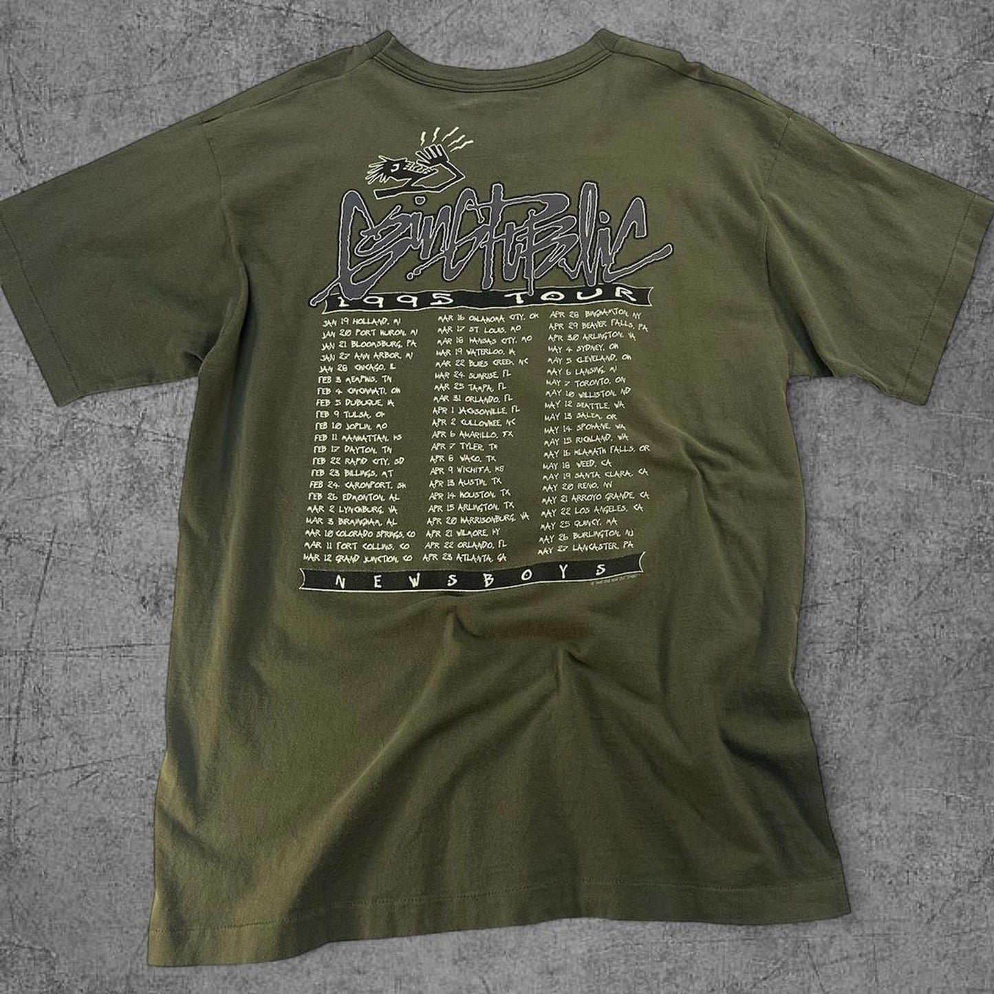 1995 News Boyz Christian Rap Tour Tee - XL