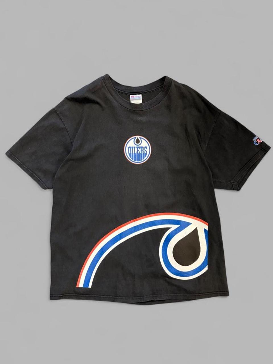 Vintage 90s Edmonton Oilers Molson Family Restaurant Tee - XL
