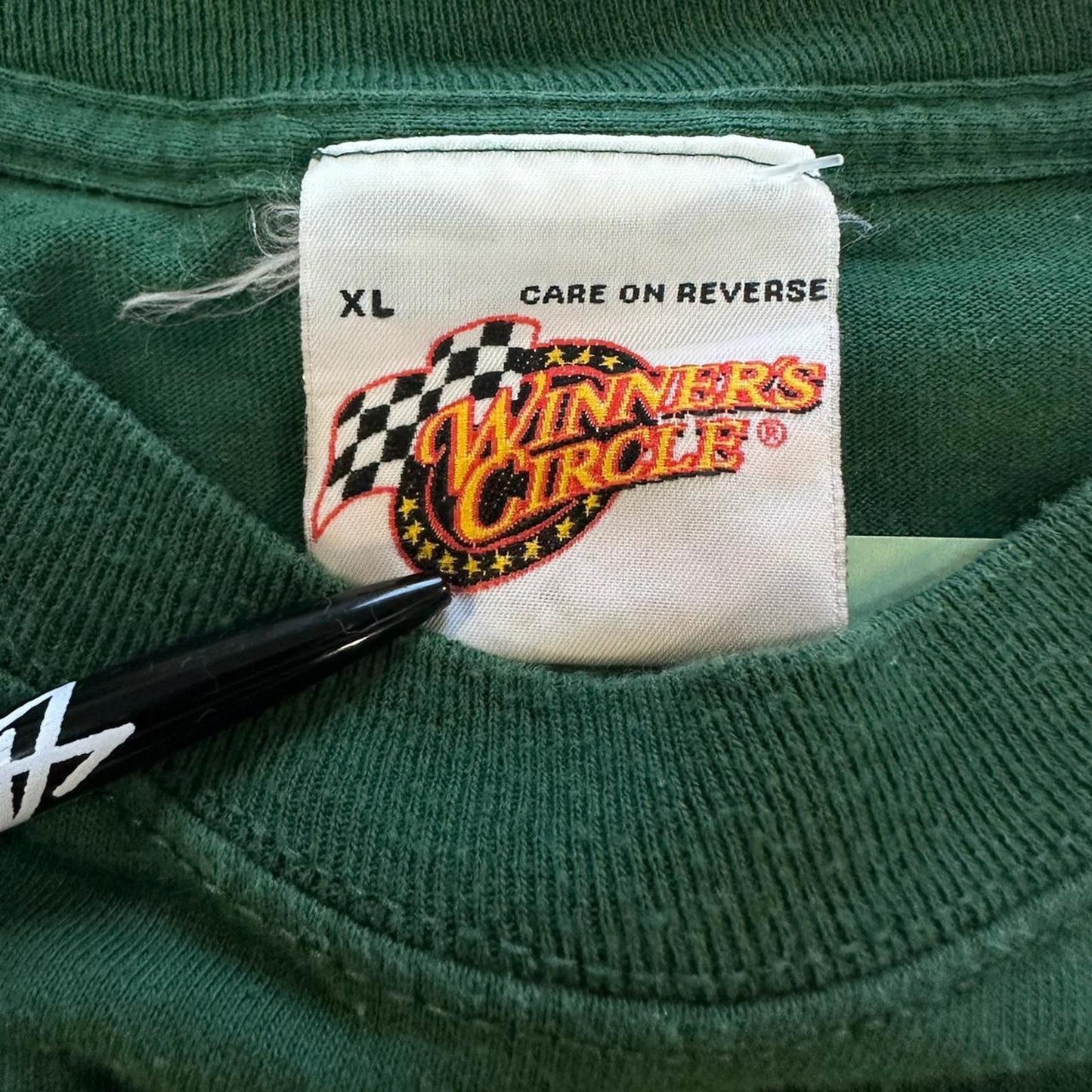 Vintage Dale Jr Green NASCAR Tee - XL