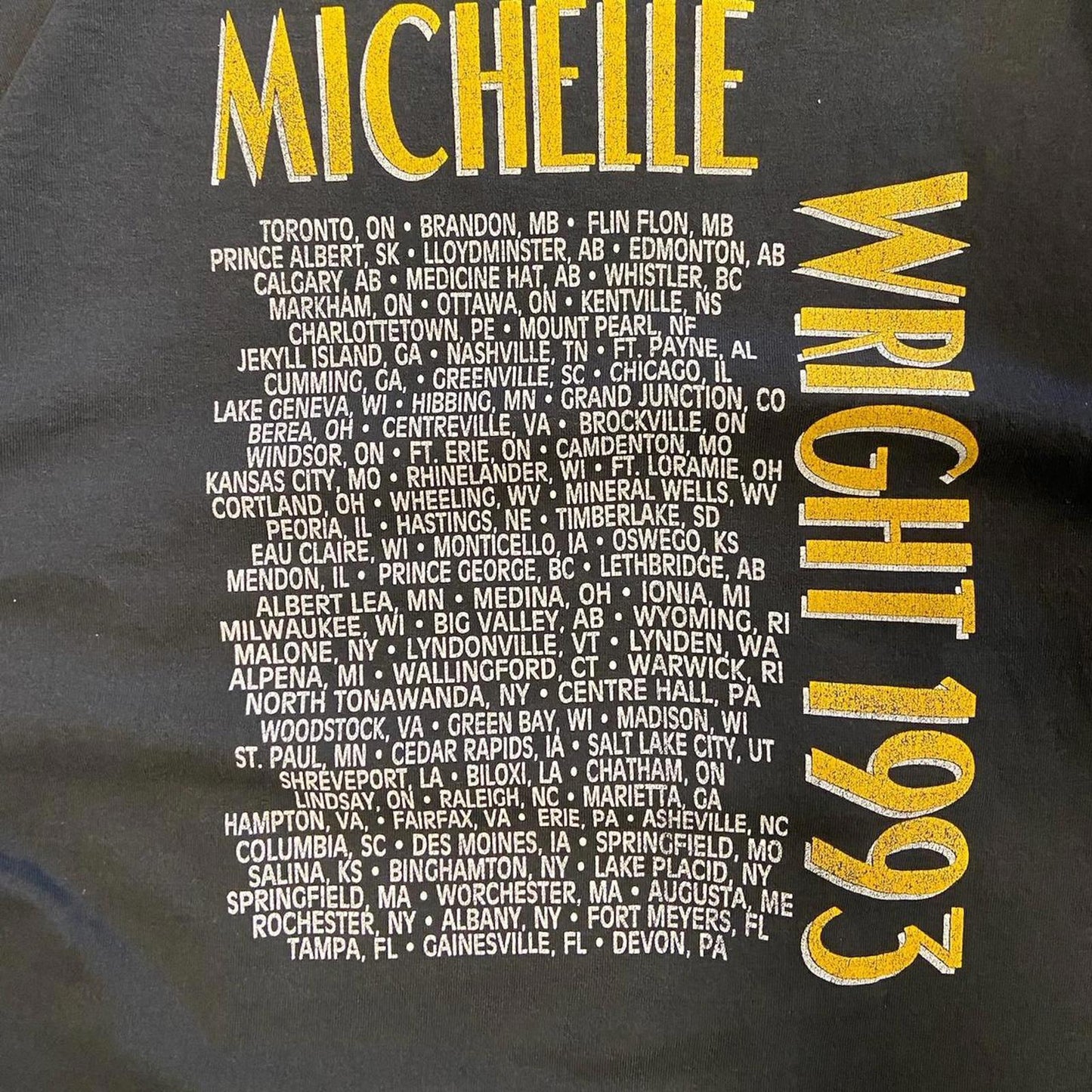 Vintage 1993 Michelle Wright Tour Tee - XL