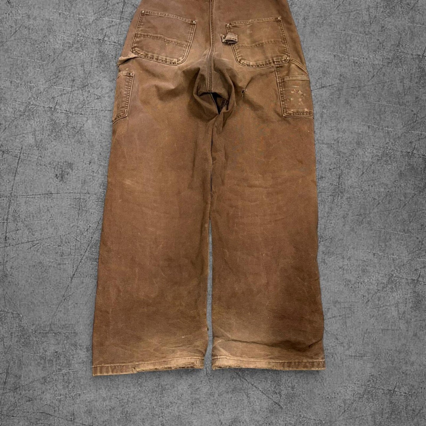Vintage Mocha Carhartt Overalls - 34