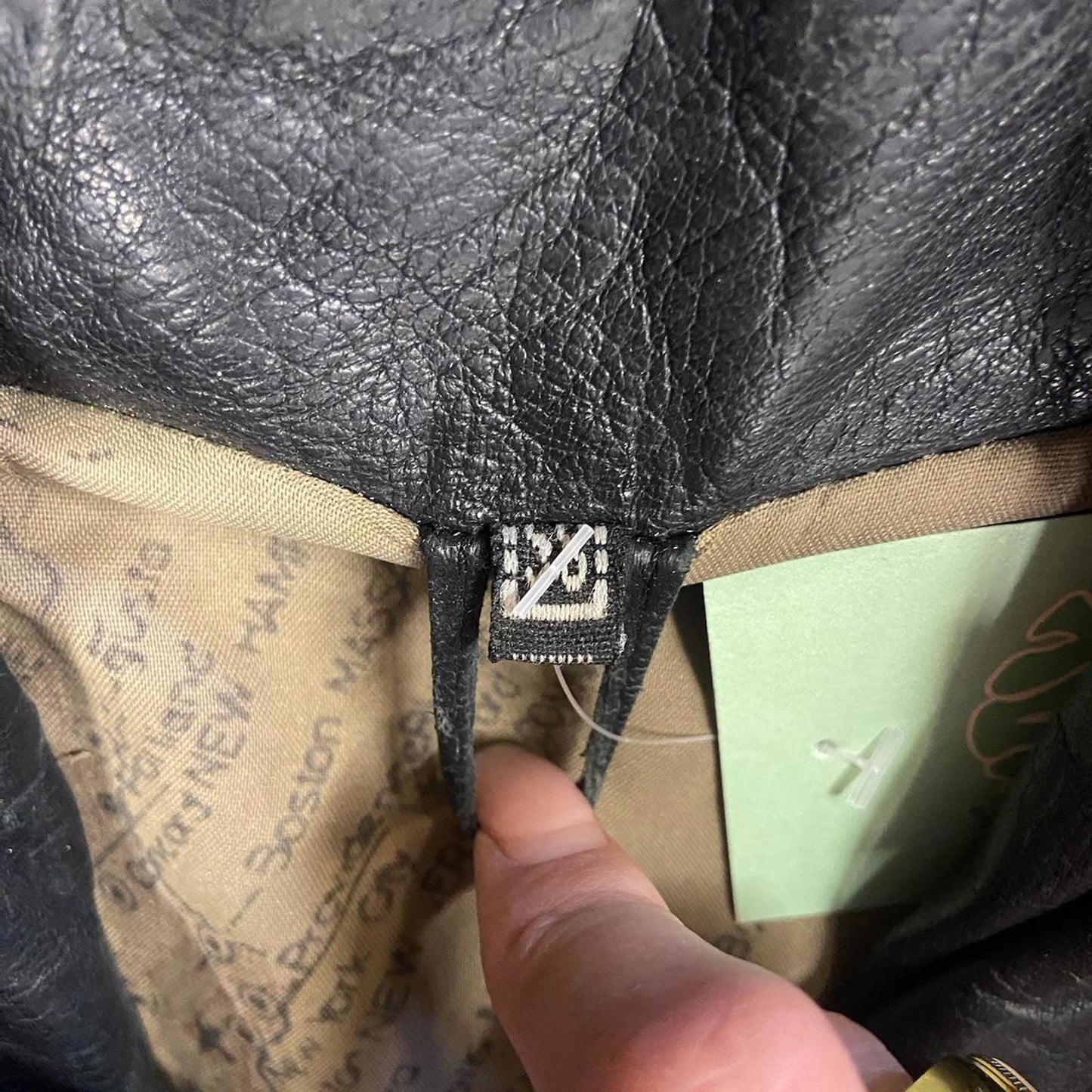 80s Faded Flight Leather Bomber Jacket - XL