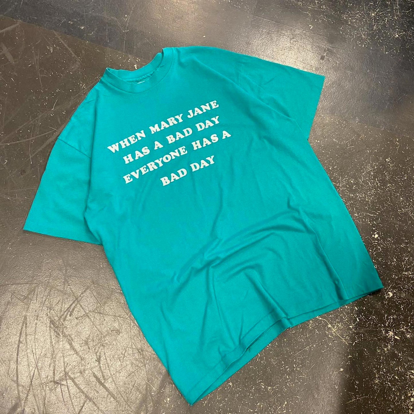 Vintage 80s Marry Jane Bad Day Tee - XL