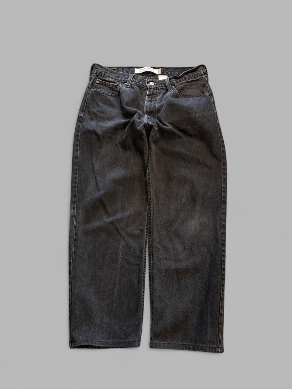 Y2K Black Loose Fit Levi 550 Jeans - 32