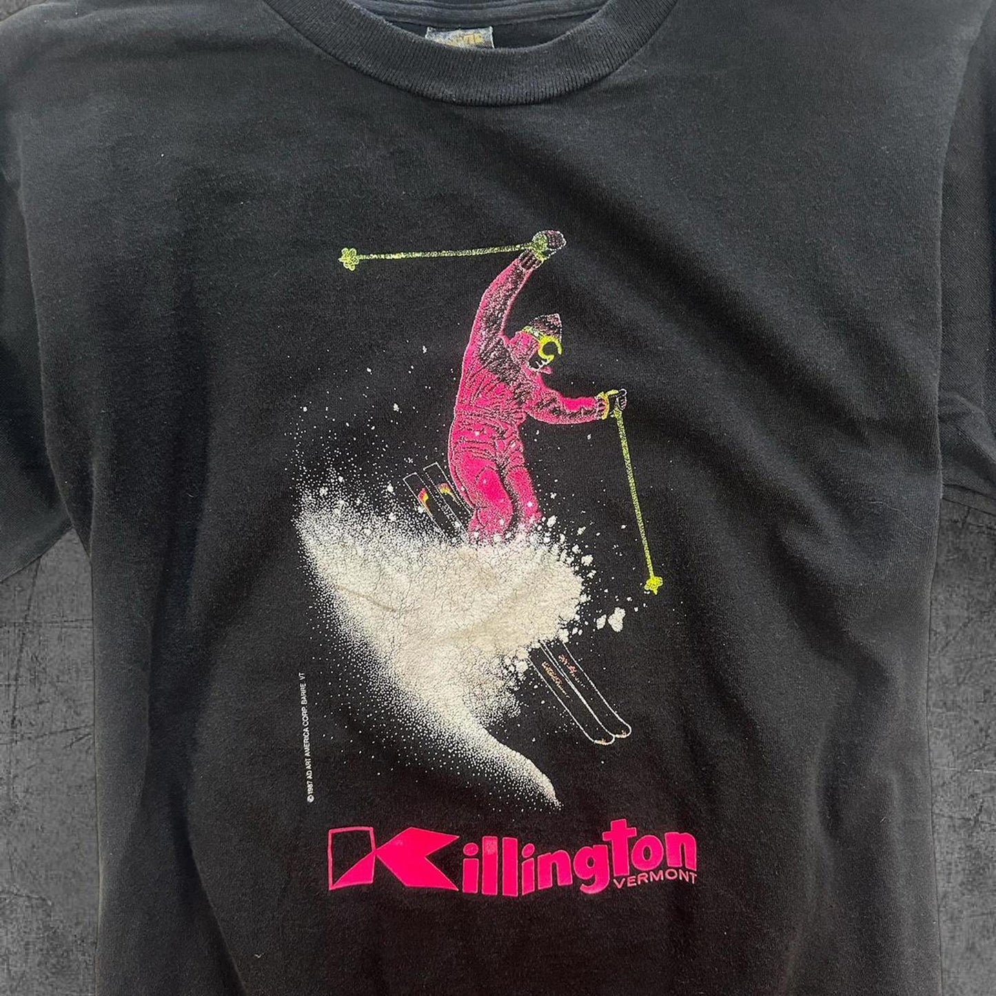 1987 Killington Vermont Ski Tee - M