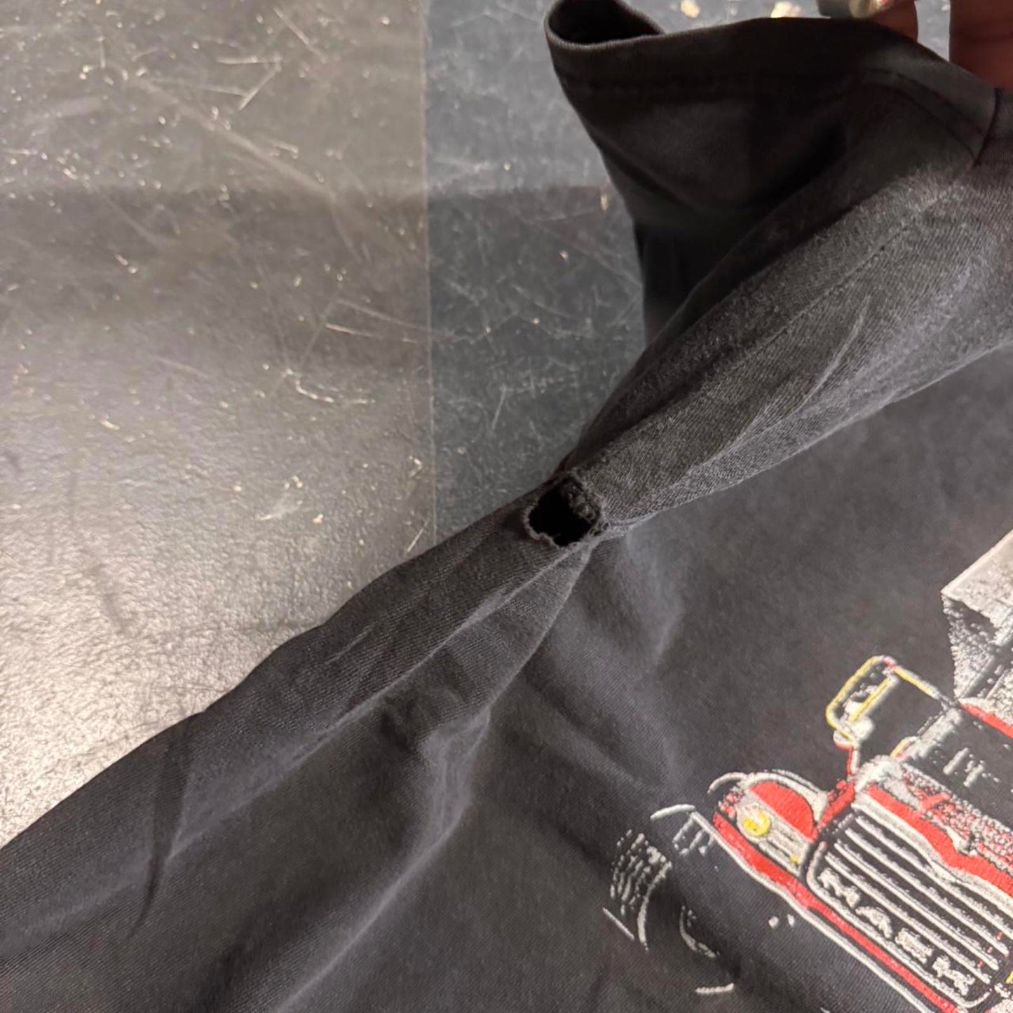 Vintage Distressed Mack Trucks Tee - L