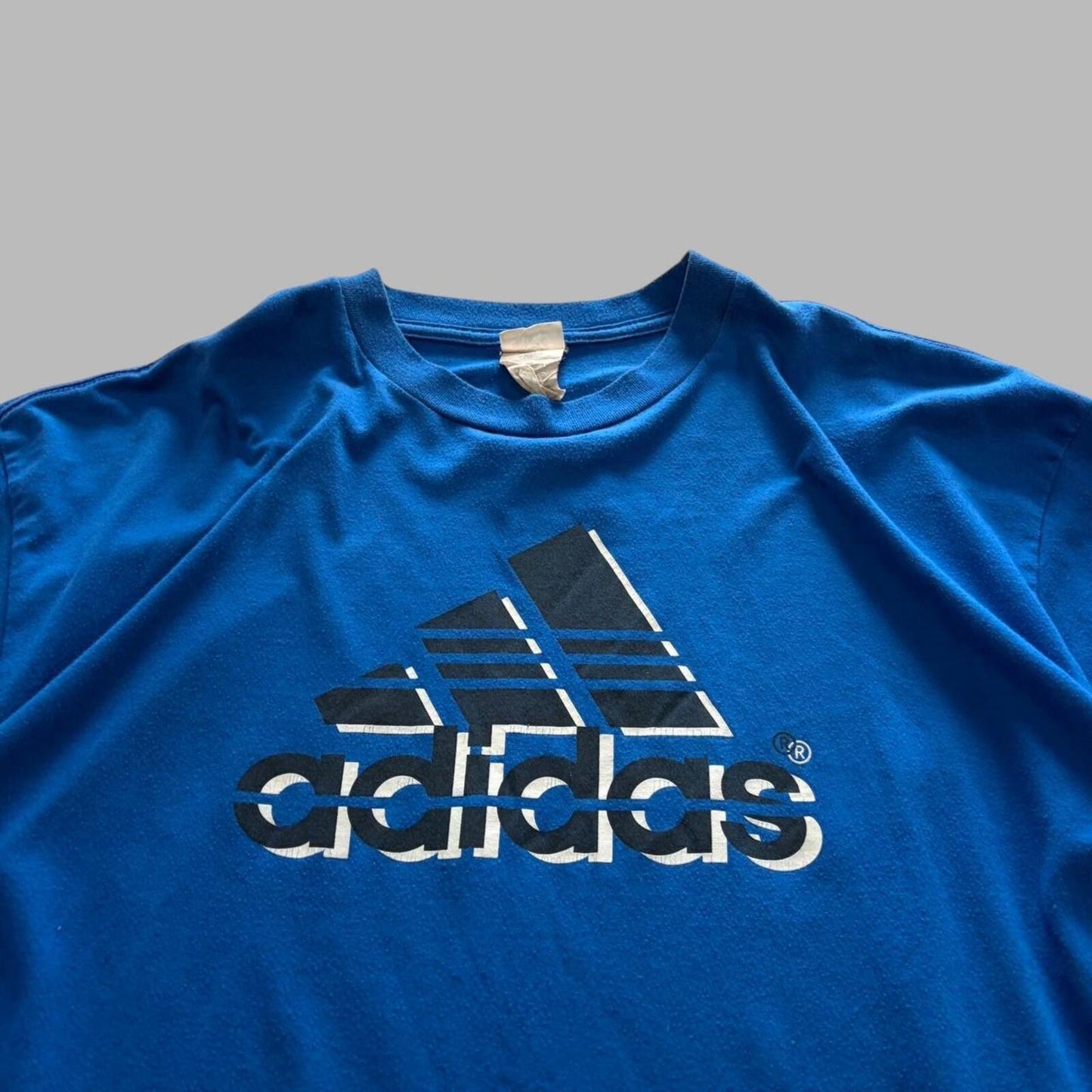 90s Blue Adidas Tee - XL
