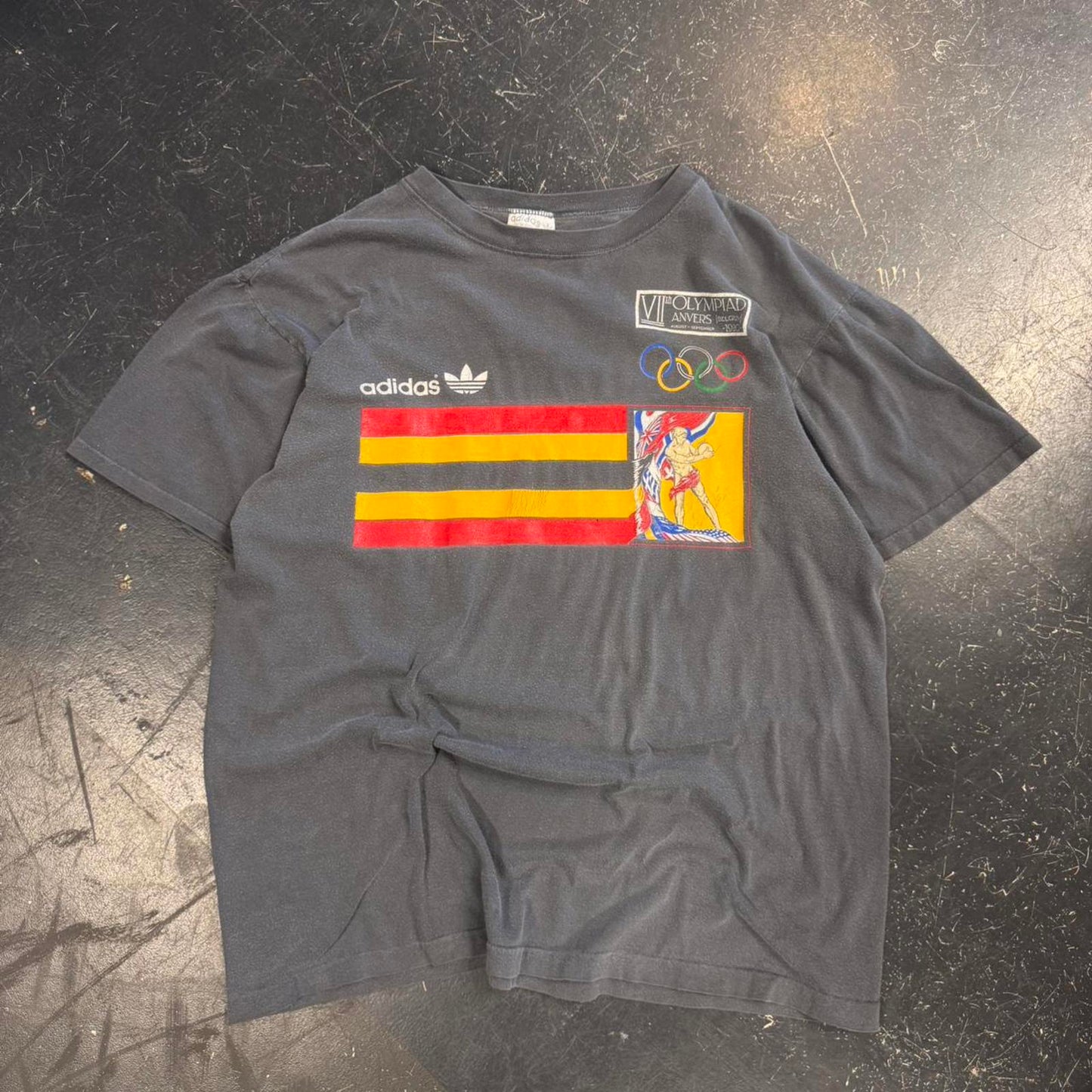Vintage 1976 True Vintage Montreal Olympics Adidas Tee - XL