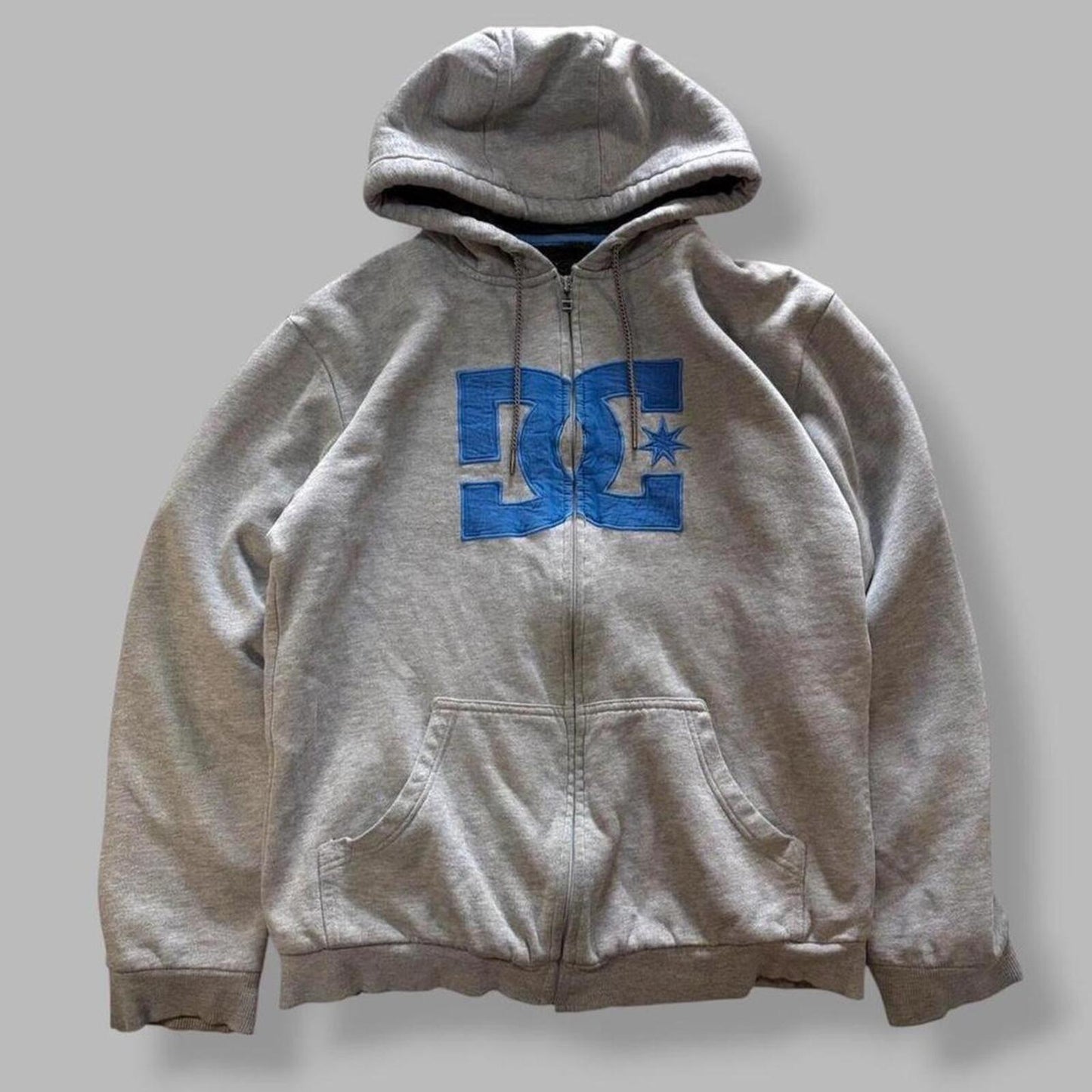 Y2K Fleece Lined DC Shoes Skate Hoodie - M