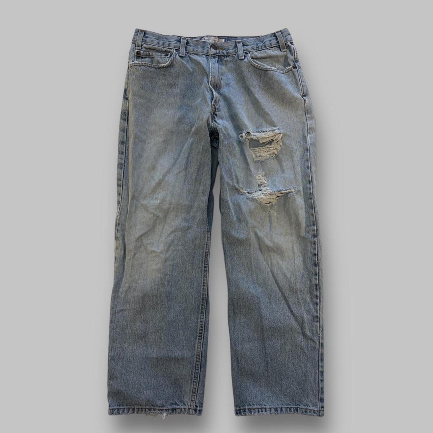 Y2K levis distressed and faded jeans - 36